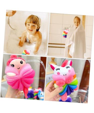 Healeved 2pcs Children's Bath Exfoliating Balls - Foaming Scrubber & Cleaning Tool for Skin Care - Buy Online on GoSupps.com