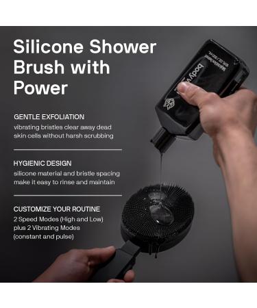 Shop Black Wolf Body Wash & Sonic Scrubber Pro Kit for Men - Charcoal Shower Gel & Water-Resistant Brush for Deep Clean & Vibrating Massage - Buy Online on GoSupps.com