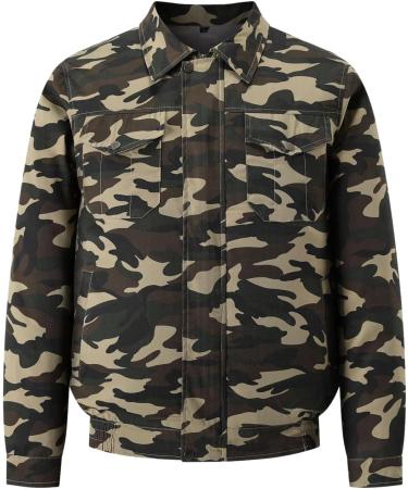 USB Cooling Jacket for Men - 4 Wind Speeds Easy to Clean XL Camouflage - Perfect for Outdoor Activities - Buy Online on GoSupps.com