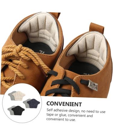 NOLITOY High Heel Stickers - Non-Slip Heel Cushions & Inserts for Men & Women - 3 Pairs Boot Cushion Accessories - Buy Online on GoSupps.com