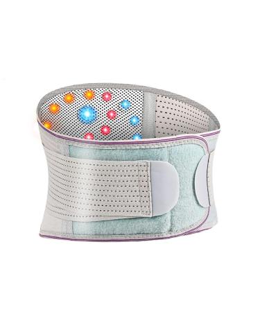 Miober lumbar peg belts with magnetic therapy for relieving pain in the lower back self -heating lumbar belt belts for women and men sciatica disc gray XL XL