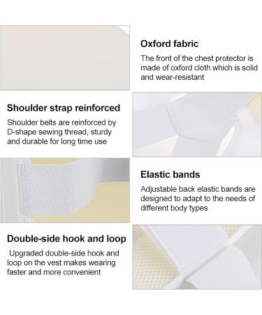 Minifinker Taekwondo Chest Guard - White Vest Protector with Foam Pad - Size S - Buy Online on GoSupps.com