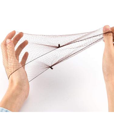 ZEONHEI 200 PCS 20 Inch Hair Nets - Invisible Elastic Edge Mesh Nylon for Bun - Pack of 100 Black & 100 Brown - Buy Online on GoSupps.com