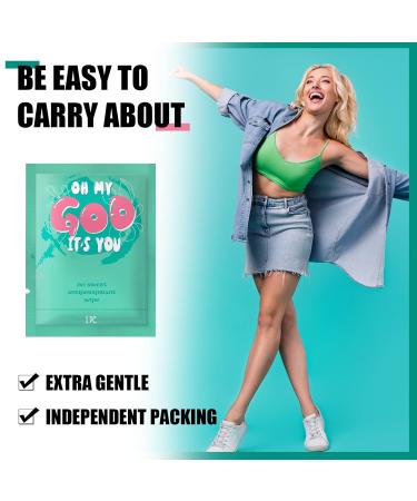 Buy Weewooday 100 Antiperspirant Wipes - Travel-Friendly Cleansing & Moisturizing Wet Wipes for Face Hand & Body - Individually Wrapped for Adults - Buy Online on GoSupps.com