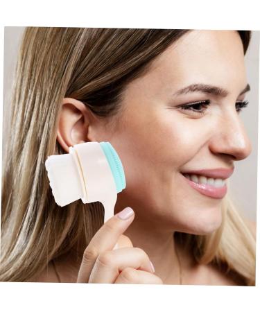 Angoily Manual Face Brush Pore Deep Skin Care Tools Silicone Face Cleansing Brush Hair Accessories Hand Wash Brush Deep Pore Child Scrub Brush Artificial Fiber Handheld - Buy Online on GoSupps.com