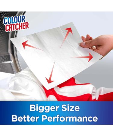 Colour Catcher Premium 2in1 Protect & Revive Laundry Sheets Prevents Colour Run Accidents and Revives Colours - 20 Sheets Unscented 1 count (Pack of 20) - Buy Online on GoSupps.com