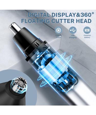KIKIDO Hair Clippers Professional Cordless for Men Trimmer Beard Kits Men's Grooming Set with LCD Display Electric Shavers Razor for Barber Grooming Family Home (Sliver-3) - Buy Online on GoSupps.com