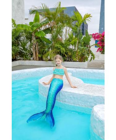 SPEEDEVE Mermaid Tail for Swimming Girls - Mermaid Fin & Bikini Set M10 140 | Shop Now! - Buy Online on GoSupps.com