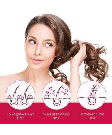 Women's 5% Minoxidil Foam for Thinning Hair Growth - 2 Pack 60g Red - Fuller, Thicker Hair Treatment - Buy Online on GoSupps.com