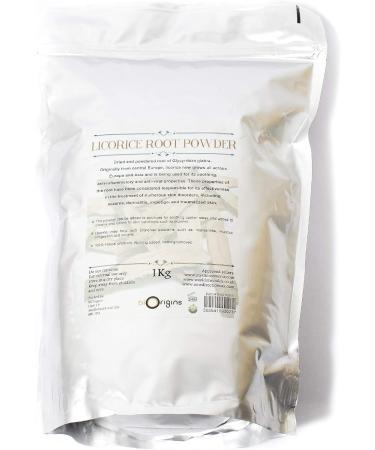 Mystic Moments Licorice Root Powder 1Kg - Premium Quality Herbal Ingredient - Buy Online on GoSupps.com