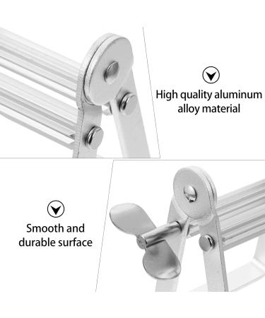 HEALLILY Stainless Steel Extruder Squeezer - Barber Hair Dye & Lotion Removal Tool | Durable Metal Squeeze Supply for Salons - Buy Online on GoSupps.com