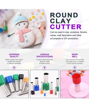 Swpeet 122Pcs Rose Gold Clay Extruder Gun and Fondant Cake Mold Set for DIY Craft and Cake Decorating Polymer Clay Cutters Kit with Cookie Plunger Cutter Tool - Buy Online on GoSupps.com