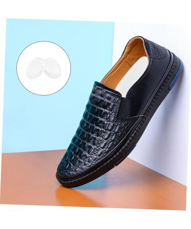 NOLITOY Silicone Heightening Insoles - 2 Pairs Gel Cushion Inserts for Shoe Height Increase & Foot Protection - Transparent Elevation Pads 8.6x5.5CM - Buy Online on GoSupps.com