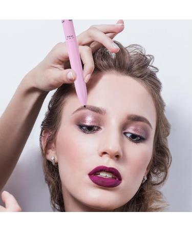 Multi Pencil Makeup | Multi-Use Portable Brow Pen Beauty Product for Women for Travel Comes with Eyeliner Brow Lipliner and Highlighter Gecap Pink - Buy Online on GoSupps.com