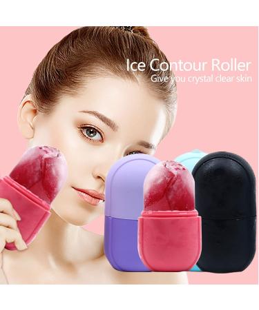 Buy Ice Roller & Silicone Ice Cube Mold - Gua Sha Massager for Soothing Puffy Eyes & Tightening Skin | Beauty Care Tool (Black) - International Shipping Available - Buy Online on GoSupps.com