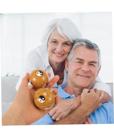 Magiclulu Baoding Massage Globe Balls - Reflex Zone Hand Massage & Exercise - Cloisonn Design - Buy Online on GoSupps.com