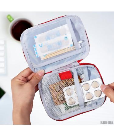 2Pcs BURIUS Empty First Aid Bags - Compact Travel & Office Emergency Kit for Car, Home & Outdoor Use - Buy Online on GoSupps.com