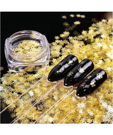 Nail Art Stickers Decals 90pcs/Box 10 Style Snowflake Gears Christmas New Year Sequins Nail Art Decals Sturdy and Practical Professional - Buy Online on GoSupps.com