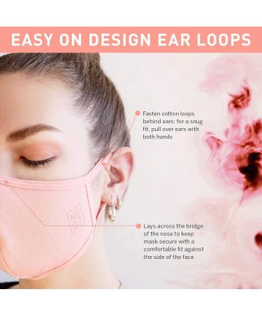 Buy Neqi Pink Face Masks - 3 Pack | Reusable Makeshift Masks for Adults | Size SM | International Shipping Available - Buy Online on GoSupps.com