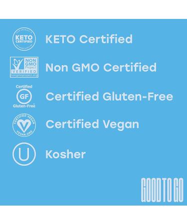 GOOD TO GO Soft Baked Bars Variety Pack - 9 Ct. | Gluten-Free, Keto & Paleo Friendly | Low Carb Snacks - Strawberry Macadamia Nut, Double Chocolate, Blueberry Cashew - Buy Online on GoSupps.com