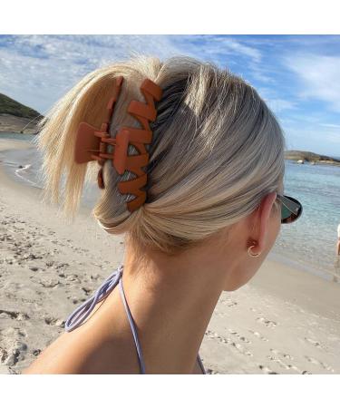 SuPoo Large Matte Hair Claw Clips for Thick Hair - Strong Hold Jumbo Jaw Clips for Women - Hair Accessories in Matte Colors - Buy Online on GoSupps.com