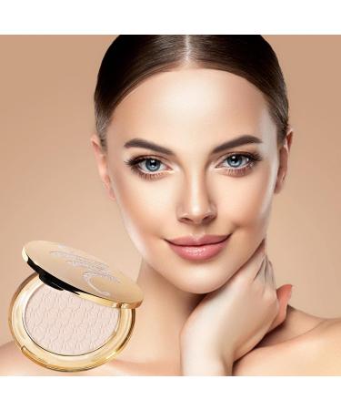 Pressed Powder - Oil Free Makeup Powder Foundation Golden Face Powder | Waterproof Long Lasting Face Powder Lightweight Loose Powder Leaves Skin Smooth and Clean Aezon Matte Bright Complexion - Buy Online on GoSupps.com
