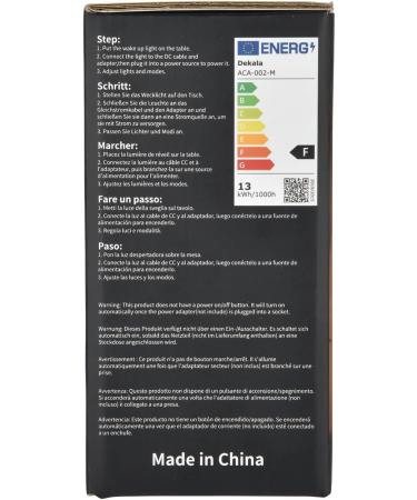 Yazeky Daylight Alarm Clock | Sunrise Sunset Simulation | Dual Alarms & 7 Natural Sounds | Bedside Lamp with 7 Color Brightness - Buy Online on GoSupps.com