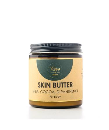 Raw Beauty Skin Butter Moisturising Body Creme for Face and Body Ultra Moisturizing Ultra Hydrating Dry Skin Aged Skin Beta Glucan Aloe Vera D-Panthenol Anti-fungal Anti-inflammatory 120g