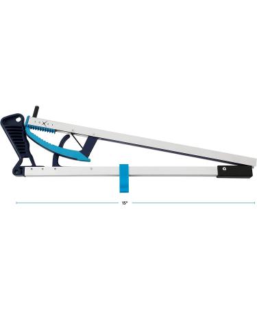 Luxet Grabber Reacher Tool 32 Inch - Strong Grip, Magnetic Tip, Trash Picker Grabber for Elderly - Durable & Lightweight - Dressing Stick - 1-Pack - Buy Online on GoSupps.com