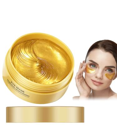WYBLZPXZ Under Eye Mask 60 pcs  Gold Under Eye Patches for Dark Circles & Puffiness Reduce Under Eye Bags and Smooth Wrinkles Under Eye Patches Skin Care for Women and Man