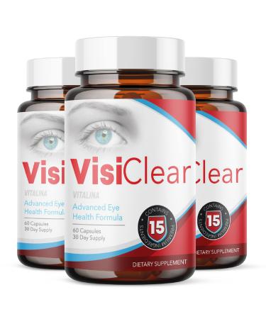 (3 Pack) Official VisiClear Advanced Formula, 3 Bottle Package