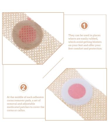 Healeved 100 pcs Removers Patches for Callus Cushioning | Hand & Foot Pad Cushions | Toe Care Protectors for Pain Relief | 7x2x0.8cmx2pcs Light Yellowx2pcs - Buy Online on GoSupps.com