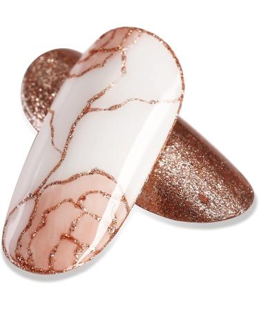 BLUESKY Metallic Sparkle Gel Paint Pots Glitter Nail Art Stay Golden Bronze 5G - Buy Online on GoSupps.com