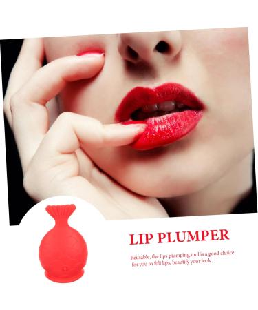 VINTORKY Silicone Fish Lip Filler (red) Lips Enhancer Plumper Lip Suction Plumping Tool Gloss Para - Buy Online on GoSupps.com