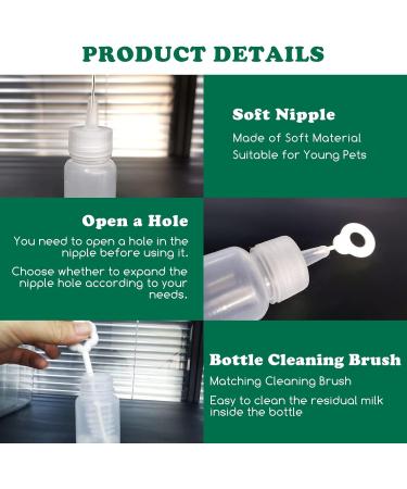 Nobleza 9 PCS Puppy Feeding Kit Pet Whelping Kit Pet Feeding Nipple Bottle Pet Pill Plunger Popper Tablet Dispenser Shooter Pet Feeding Dispenser Tool Kitten Syringe Medicine Feeder for Newborn Pets - Buy Online on GoSupps.com