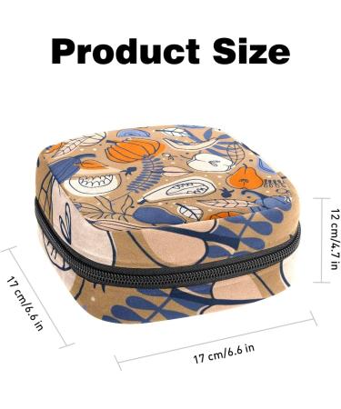 Autumn Pumpkin Menstrual Cup & Pad Storage Bag - Color 6 - Buy Online on GoSupps.com