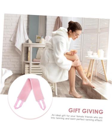 DOITOOL Flocking Back Strip Fake Tan Back Mitt Lotion Applicator Back Tanning Strip Back Applicator for Cream Sunless Tanning Applicator Self Accessories Fiber Moisturizing Pink - Buy Online on GoSupps.com