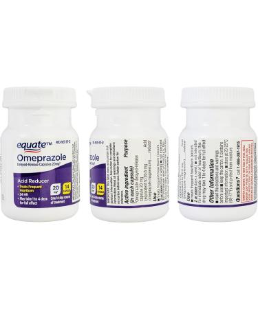 Buy Equate Omeprazole 20mg 14-Day Treatment Bundle with Heartburn Tips Card | Fast International Shipping - Buy Online on GoSupps.com