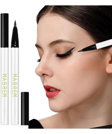 Black Liquid Eyeliner Waterproof Eye Liner Pencils Long-Lasting - Eye Makeup Smudgeproof Eye Care Quick Dry Eye Liner Liquid Liner for Girls and Ladies - Buy Online on GoSupps.com