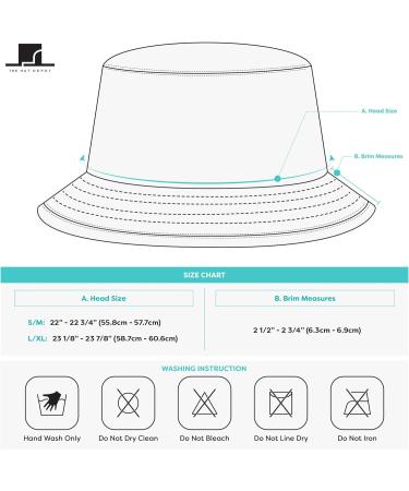 Unisex Cotton & Denim Bucket Hat UPF 50 | Packable Sun Hat - White - Buy Online on GoSupps.com