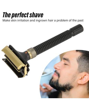 Double Edge Safety Razor - Men s Manual Beard Trimmer | Reusable Metal Safety Trimmer for a Perfect Shave - Buy Online on GoSupps.com