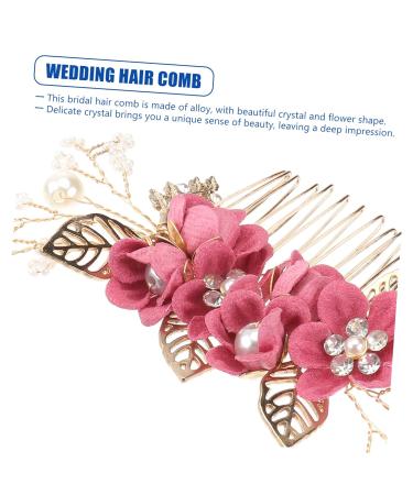 Minkissy Hair Jewelry Comb with Crystals | Elegant Hair Clips for Women & Flower Girls | Rhinestone Decorative Combs from South Korea - Buy Online on GoSupps.com