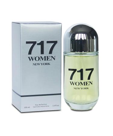 Women's Spray Perfume 717 Women New York Long Lasting Eau De Parfum Cologne for Women Refreshing Floral Fragrance for Casual Use Ideal Holiday Gift 3.4 Fl Oz