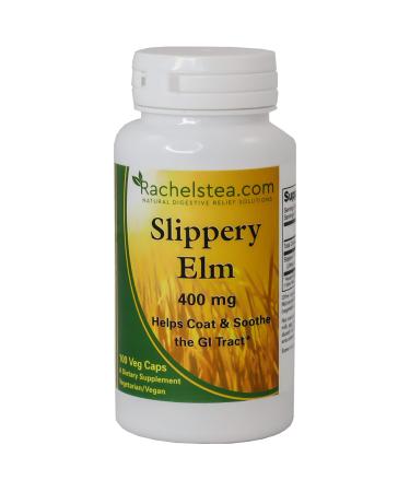 Rachel's Tea Slippery Elm Bark 400 mg 100 Capsules
