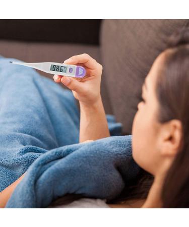 MABIS Digital Thermometer for Babies, Children, and Adults - Clinically Accurate in 60 Seconds - Purple - Buy Online on GoSupps.com