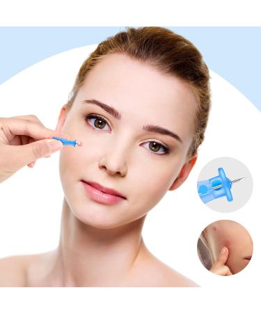 Acne Needle Tool Set - 60 Disposable Pimple Needles & 72 Acne Stickers for Blemish & Blackhead Removal | 132-Piece Kit - Buy Online on GoSupps.com