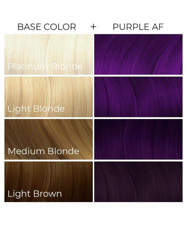 ARCTIC FOX Purple AF Vegan & Cruelty-Free Hair Color Dye - 8 Fl Oz Semi-Permanent (1 Pack) - Buy Online on GoSupps.com