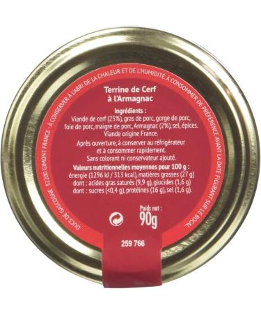 Dukes of Gascony - Deer Terrine with Armagnac 90g - Buy Online on GoSupps.com