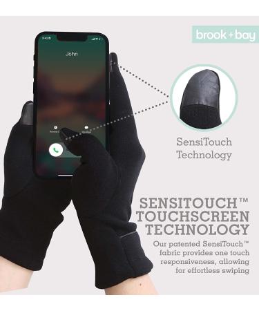 Womens Winter Touch Screen Gloves - Warm & Lightweight Touchscreen Glove Liners for Texting  Driving & Social Media Browsing - Ladies Cold Weather Black Thermal Hand Gloves for The Tech Savvy & Chic - Buy Online on GoSupps.com