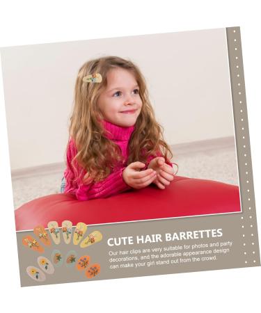 HAPINARY 6 Pairs Fabric Hairpin Hair Clips Cartoon Hair Clip Hairpin Girl Hair Accessory Little Girl Hair Clips Hair Accessories for Hair Barrettes Hair Pin Polyester - Buy Online on GoSupps.com